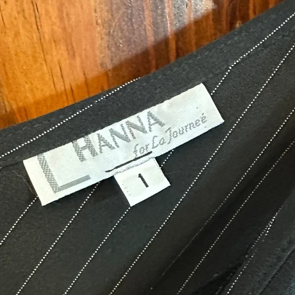 Hanna for la journee UNIQUE pin striped midi/maxi dress - Picture 2 of 9